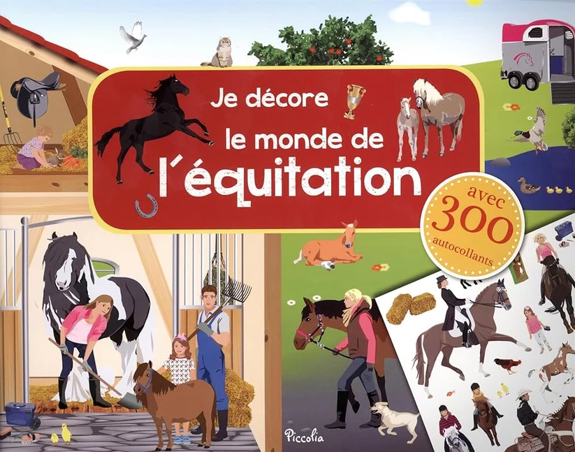 Je decore en autocollant - equitation