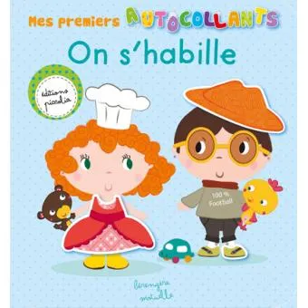 Mes premiers autocollants - On s habille