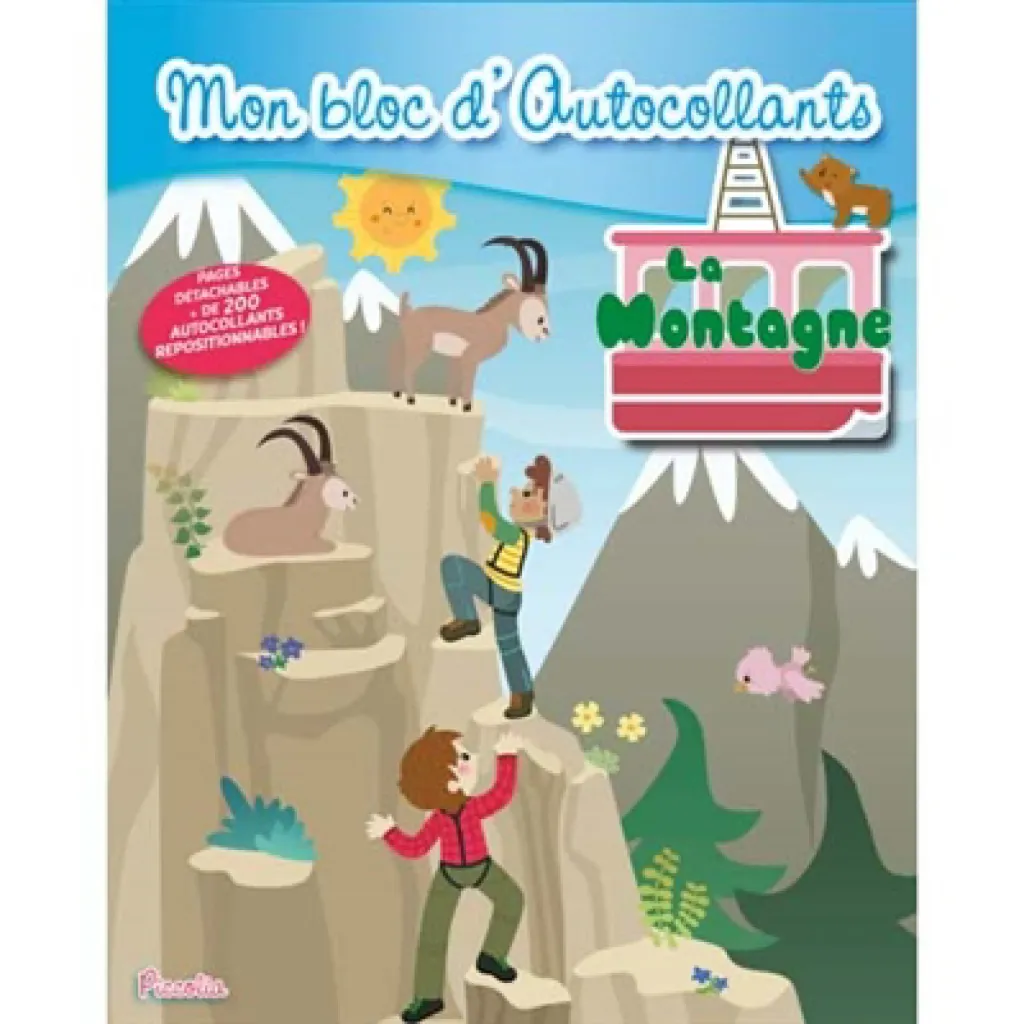 Mon bloc d autocollants - La montagne