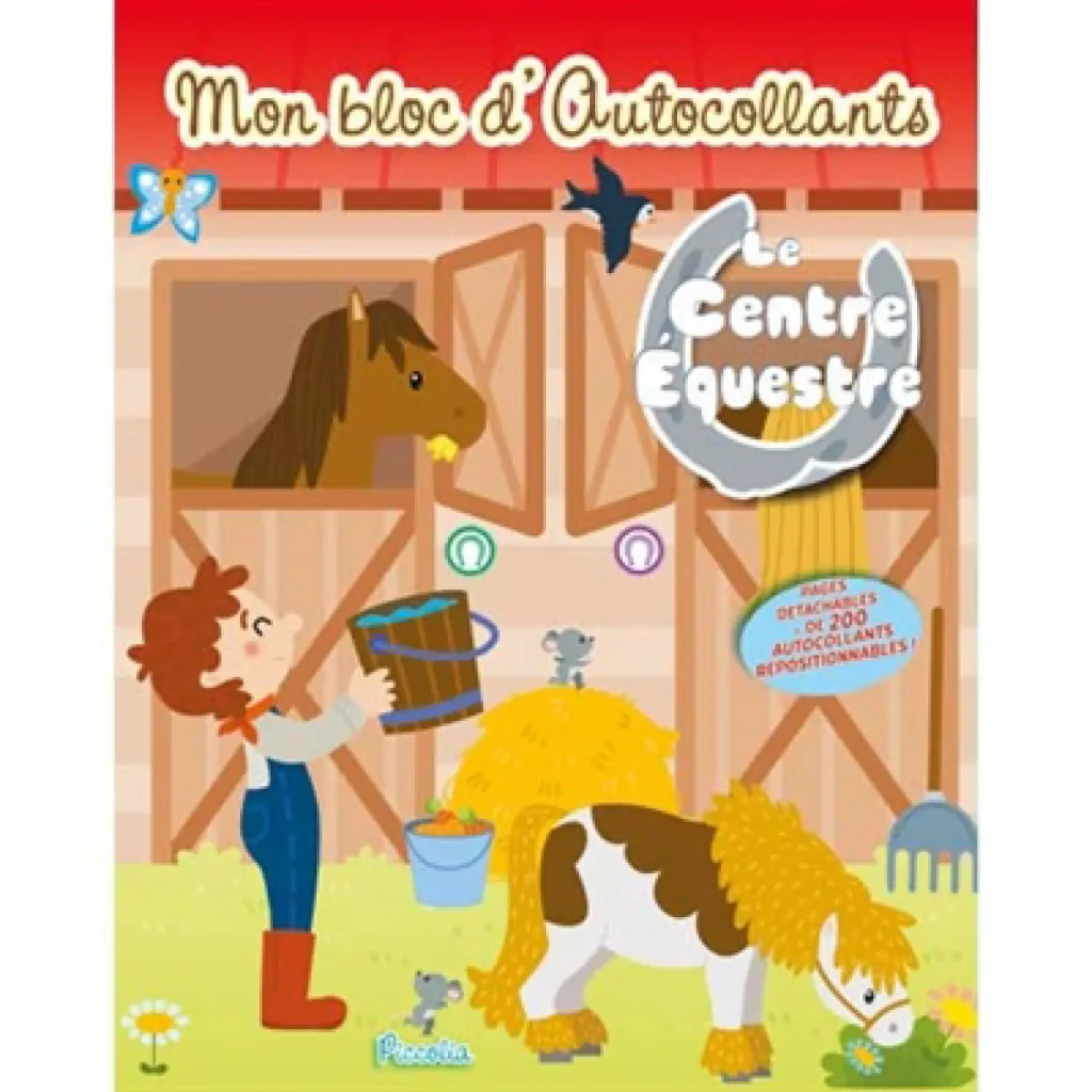 Mon bloc d autocollants - Le centre equestre
