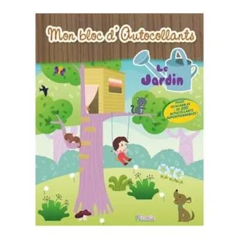Mon bloc d autocollants - Le Jardin