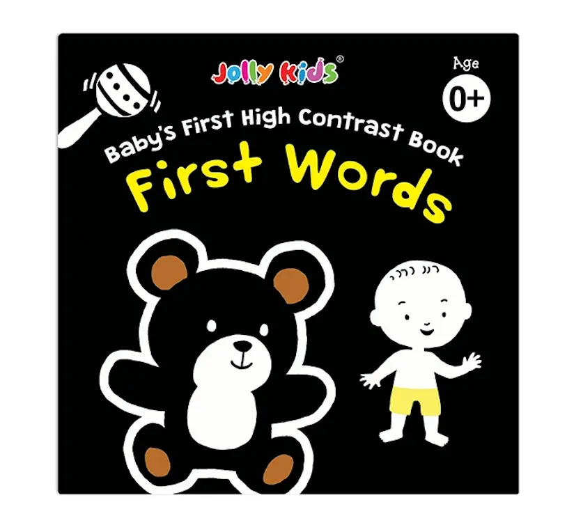 Baby's First High Contrast Book First Words for Age 0+