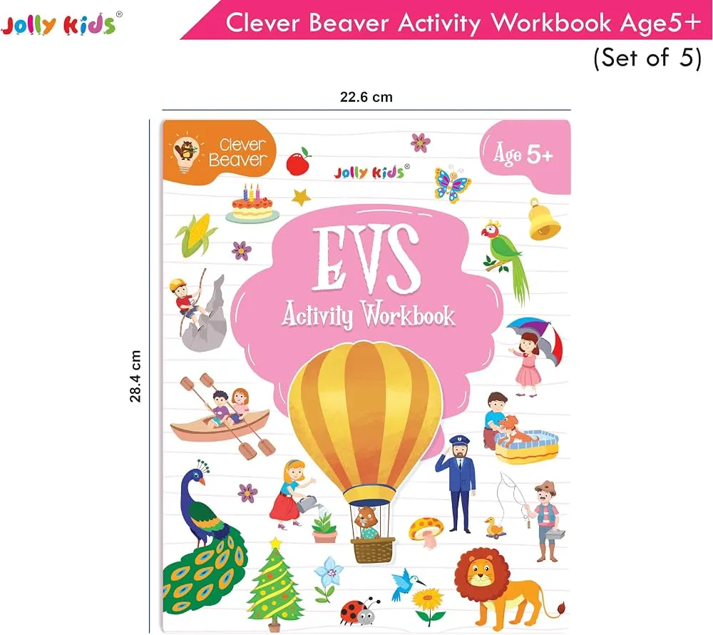 Jolly Kids Clever Beaver EVS Activity Workbook
Ages 3-4