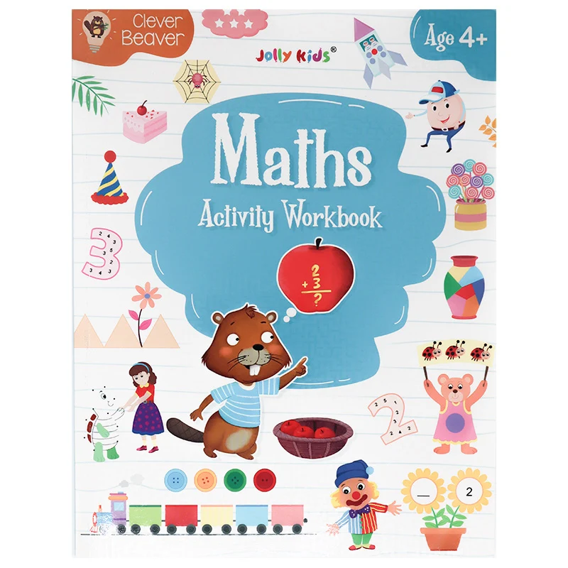 Jolly Kids Clever Beaver Maths Activity
Workbook Age 4+