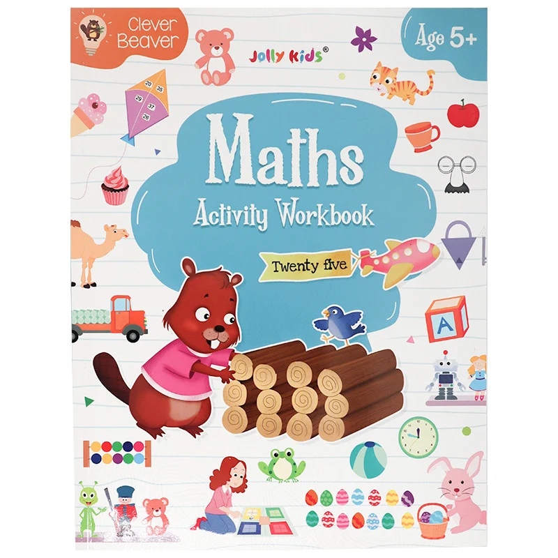 Jolly Kids Clever Beaver Maths Activity
Workbook Age 5+