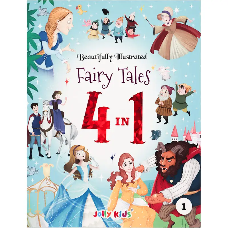 Princess Fairy Tales:4 Illustrated Stories for kids in one   book (N°1)