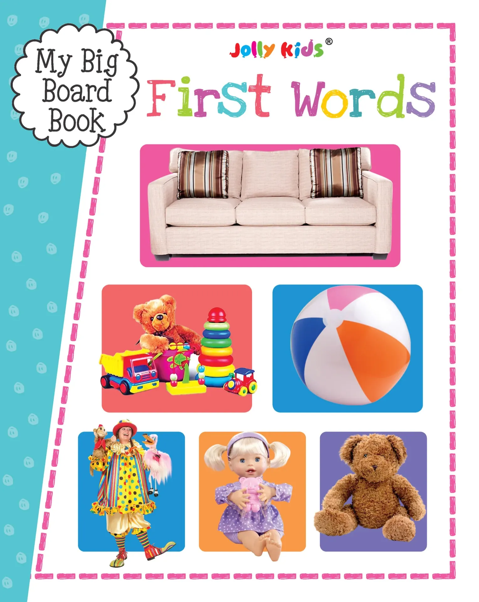 My Big Board Book - First Words - Early Vocabulary   Builder for Toddlers