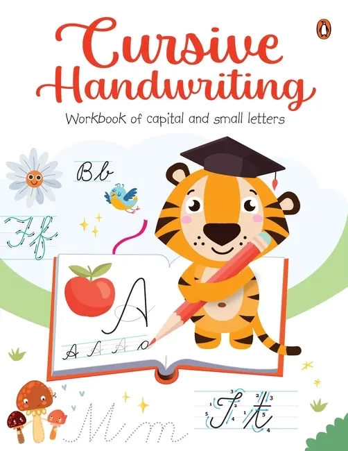 Cursive Handwriting Workbook of Capital