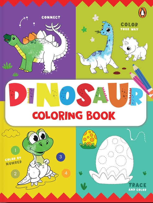 Kids Coloring Book: Dinosaur