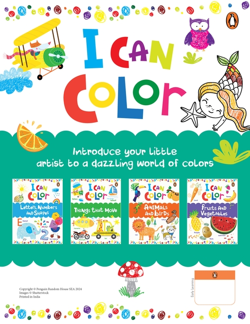 I Can Color Pack (4 Books Pack)