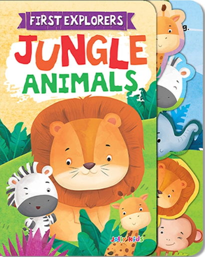 Jolly Kids First Explorers Jungle Animals Index Board Book