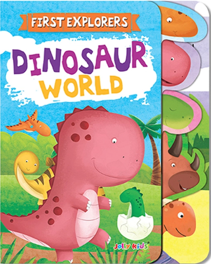 Jolly Kids First Explorers Dinosaur World Index Board Book