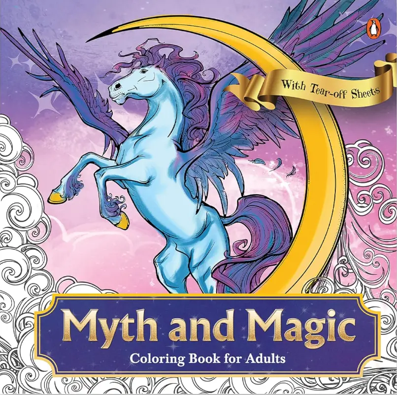 Myth and Magic: Coloring Book for Adults